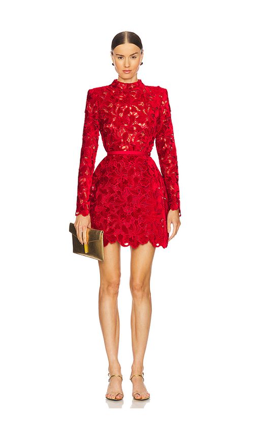 Nadine Merabi ROBE COURTE LYDIA en Red. 10/L. Also en