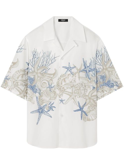 Barocco Sea cotton shirt - White