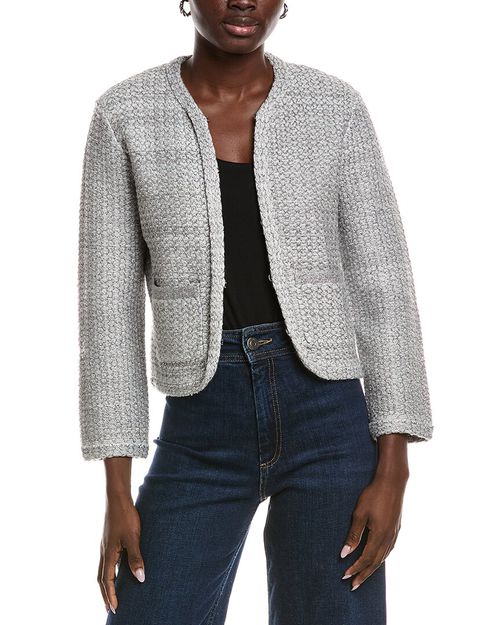 Tweed Wool-Blend Cardigan