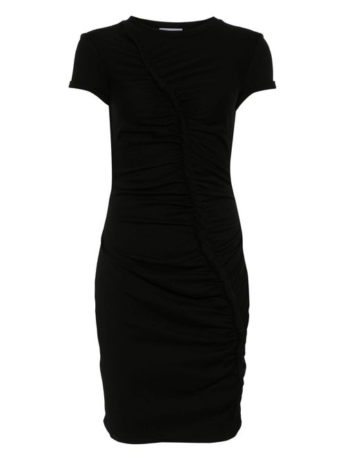 Cotton mini dress - Black