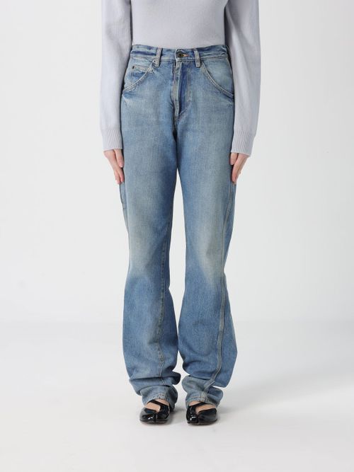 Jeans Woman color Gnawed Blue