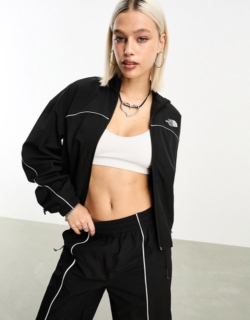 Tek Piping wind jacket in black