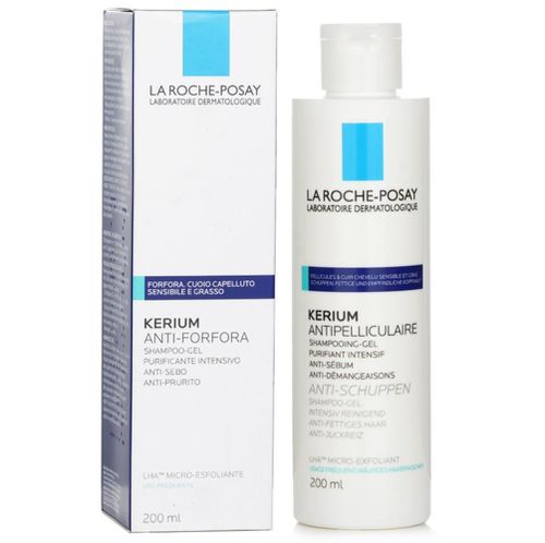 Kerium Anti-Dandruff Micro-Exfoliating LHA Gel Shampoo