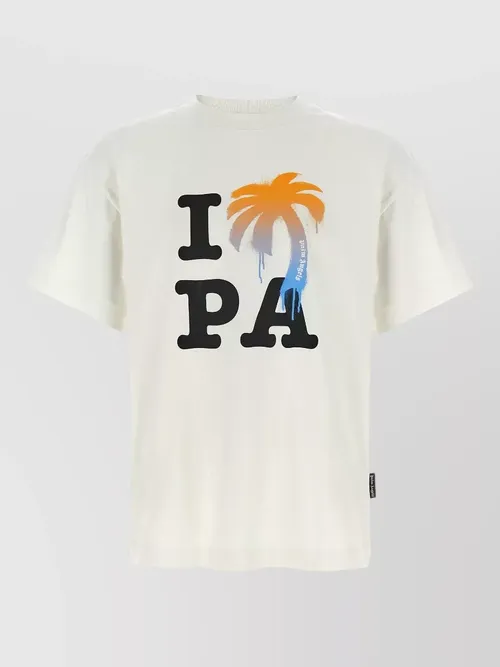 Palm Angels - love pa graphic crew neck t shirt