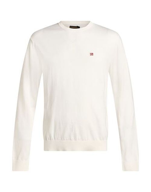Man Sweater White Size XXL Cotton