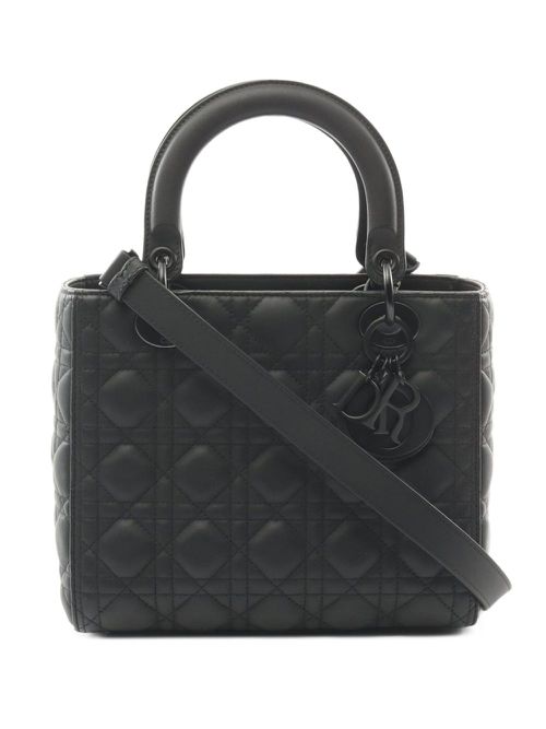 Christian Dior Pre-Owned 2010s Lady Dior two-way handbag - Black