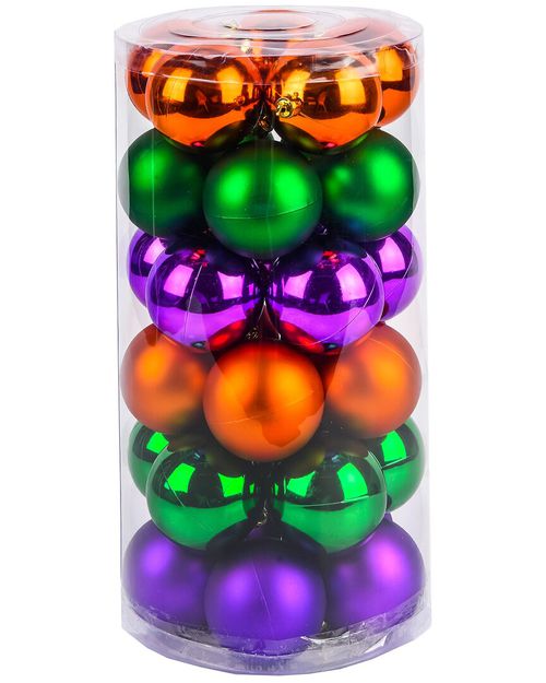 National Tree Company 30-Piece Halloween Ball Ornaments Set