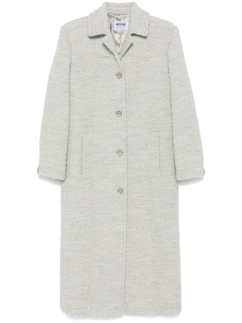 Bouclé coat - Grey