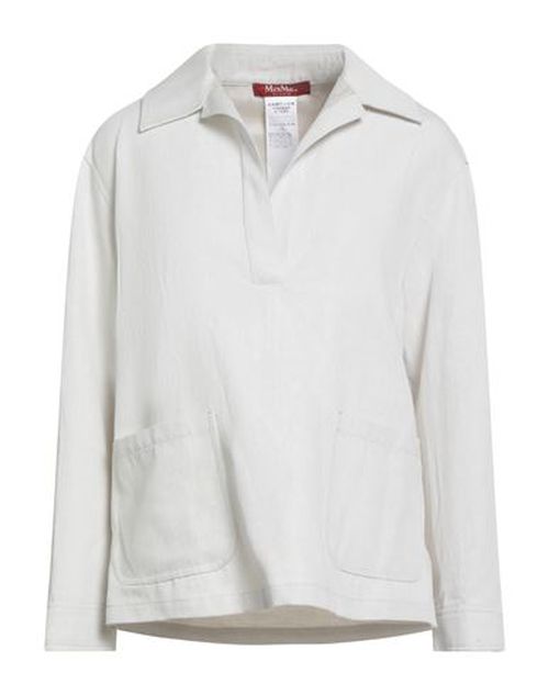 Woman Top Light grey Size 10 Cotton, Linen