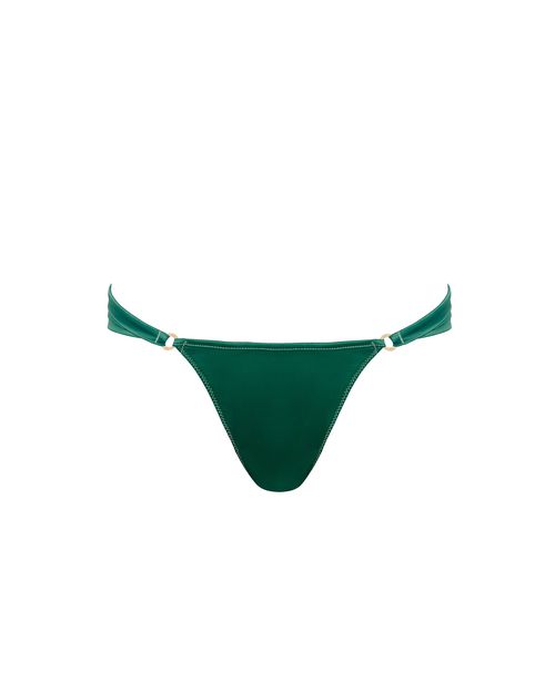 Bluebella Octavia Satin Panty Green