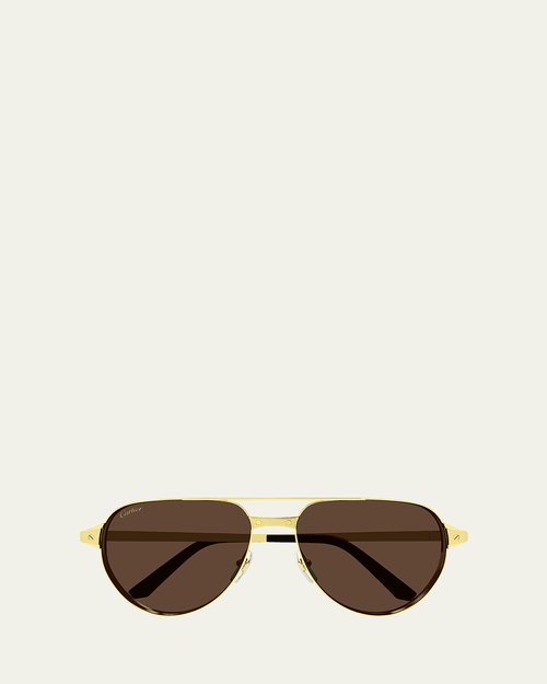 Men's CT0425SM Metal Aviator Sunglasses