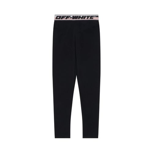 Logo Band Legging in Black