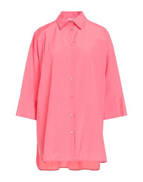 Woman Shirt Coral Size 10 Cotton, Polyester