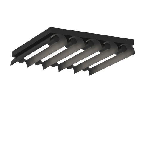 Visual Comfort Studio Carson 5-Light Ceiling Light in Midnight Black by Kelly Wearstler
