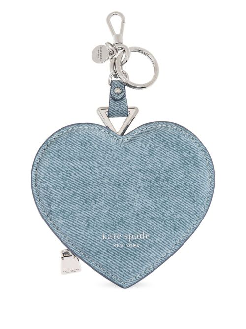 Kate Spade logo-print keychain - Blue