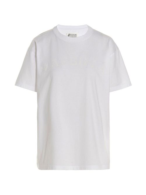 Tone-on-Tone Logo T-Shirt — White