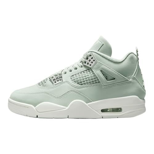 Air Jordan 4 Retro Abundance Women's Shoes (HV0823-003, Seafoam/Metallic Silver/Sail)