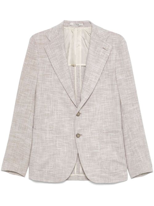 Knitted blazer - Neutrals