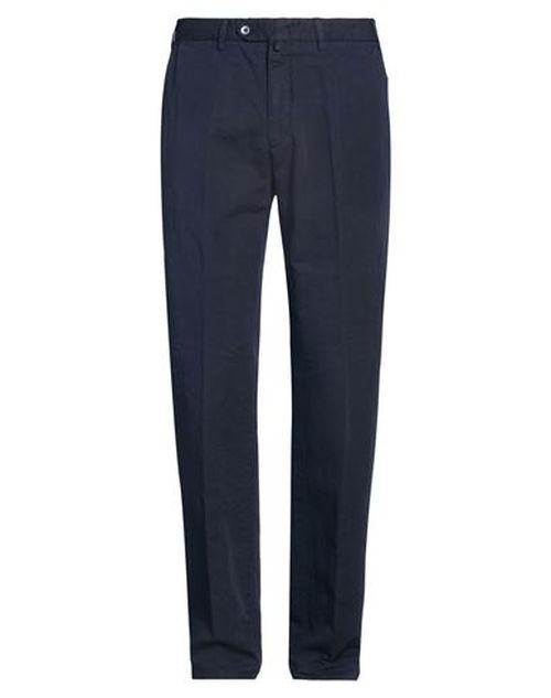 Man Pants Navy Size 34 Linen, Cotton