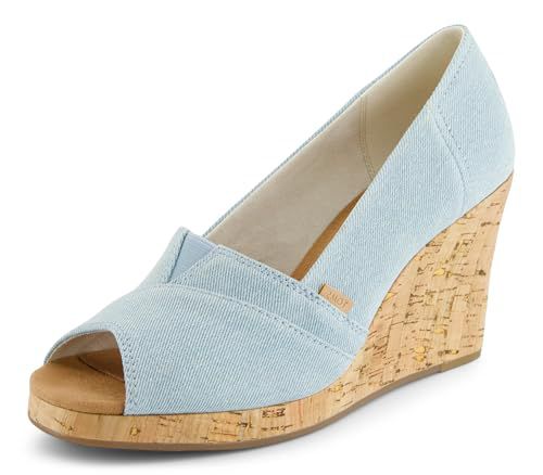 TOMS Women's Classic Espadrille Wedge Sandal
