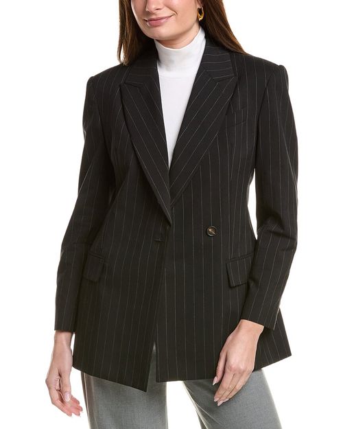 Wool & Silk-Blend Blazer