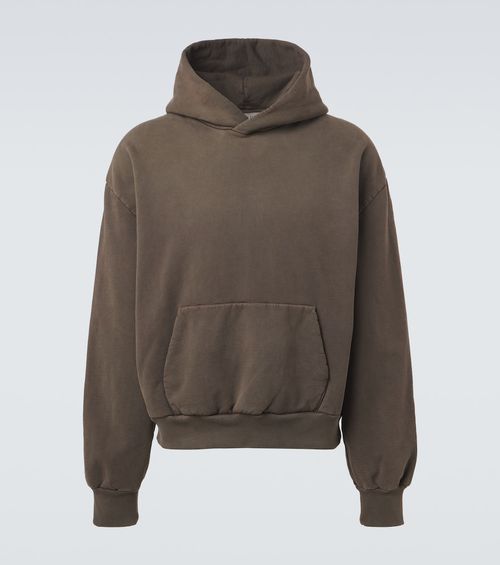 Cotton jersey hoodie