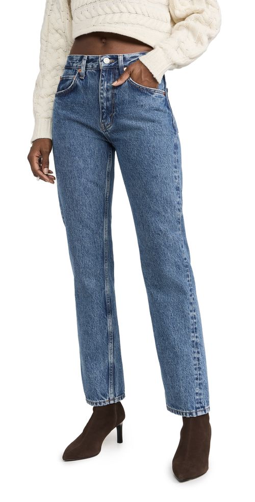 The Unisex Mel Jeans Stone Blue
