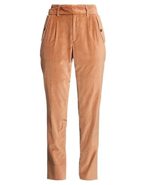 Woman Pants Camel Size 10 Cotton