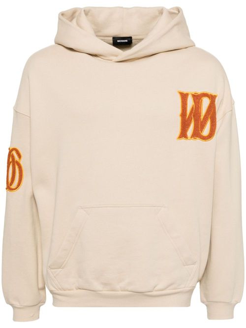 Logo-patch hoodie - Neutrals