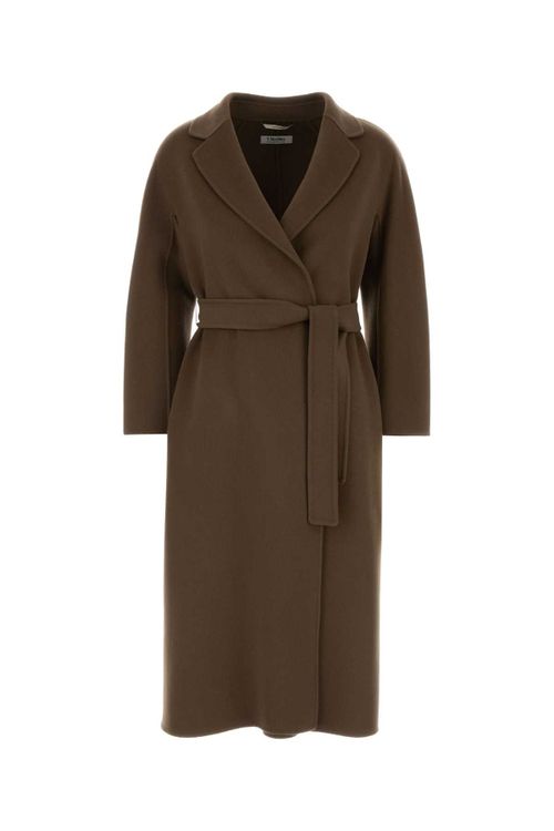 S Maxmara Esturia Coat — Brown