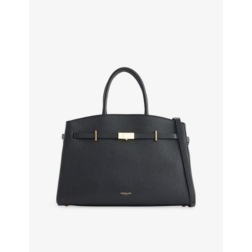 Womens The Midi Hudson Leather Top-Handle Bag