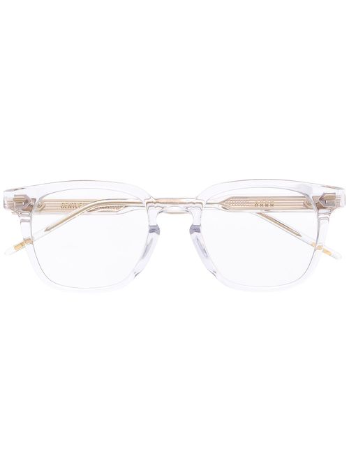 Kubo C1 square-frame glasses - Neutrals