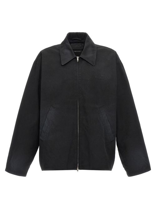 Canvas Cotton Jacket — Black