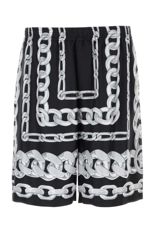 Medusa Bermuda Shorts — Black