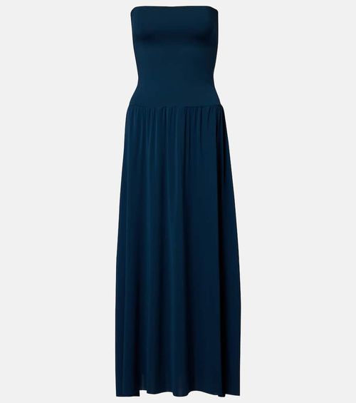 Oda crêpe jersey maxi dress
