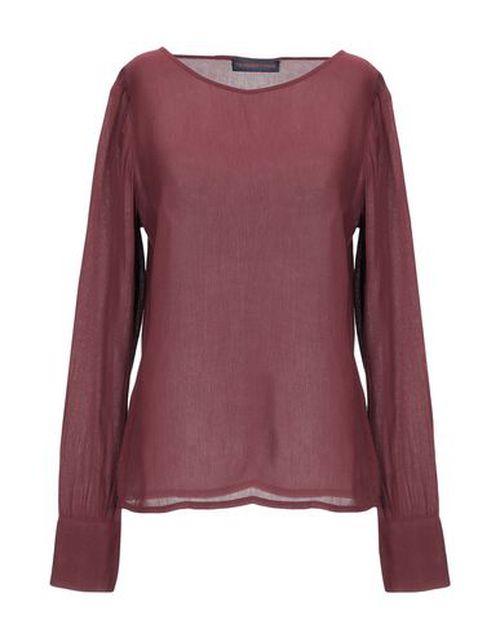 Woman Top Burgundy Size 2 Viscose