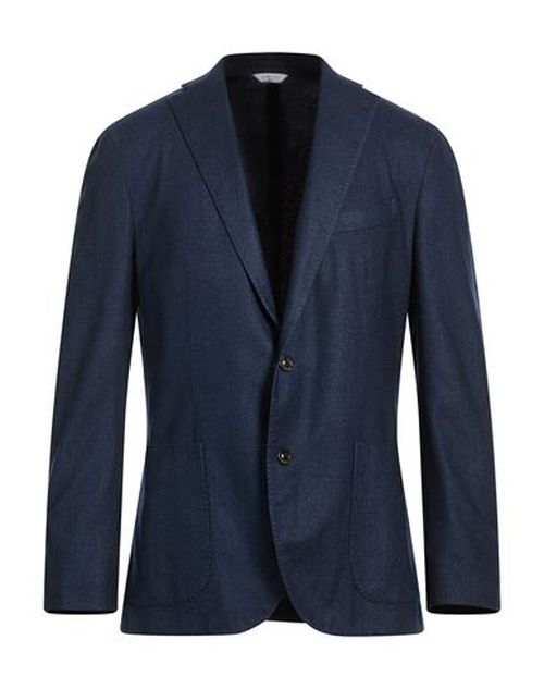 Man Blazer Blue Size 36 Wool, Polyester