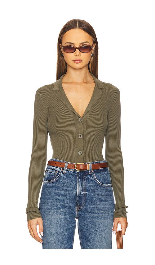 Lovers and Friends CARDIGAN MERIAH in Olive. Größe S. Also in