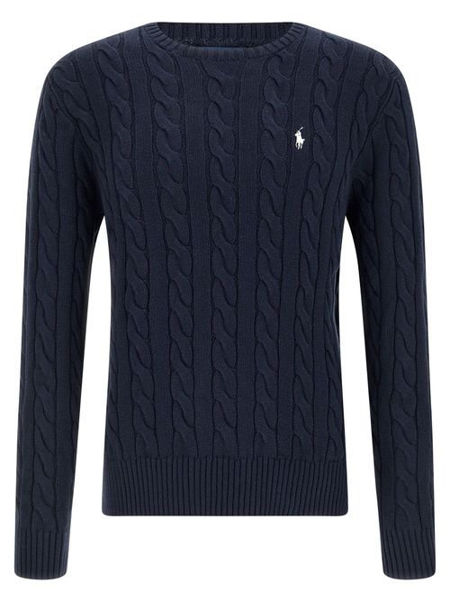 Cotton Braided Sweater