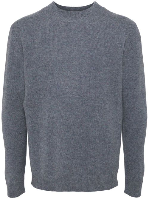 Mock-neck sweater - Blue