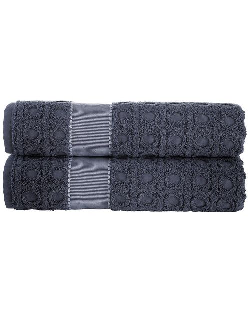 Circle In Square 2Pc Bath Sheets