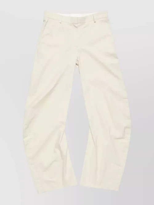 Acne Studios - wide leg pants belt loops side pocket