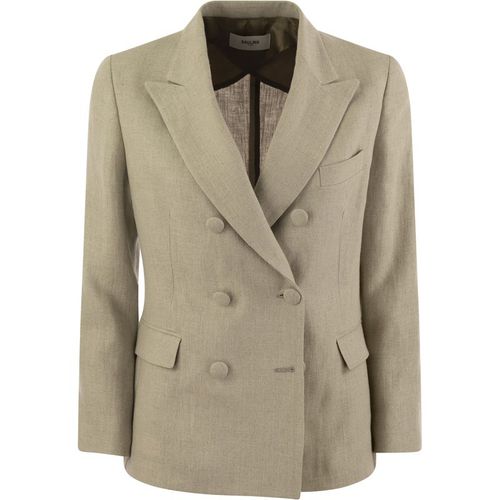 Saulina Anna Double Breasted Linen Jacket