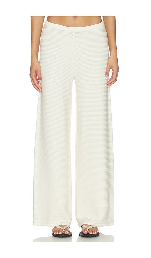 La Ligne Crochet Pant in Ivory. - S also in XXS, XS