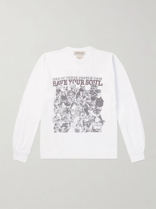 Printed Cotton-Jersey T-Shirt