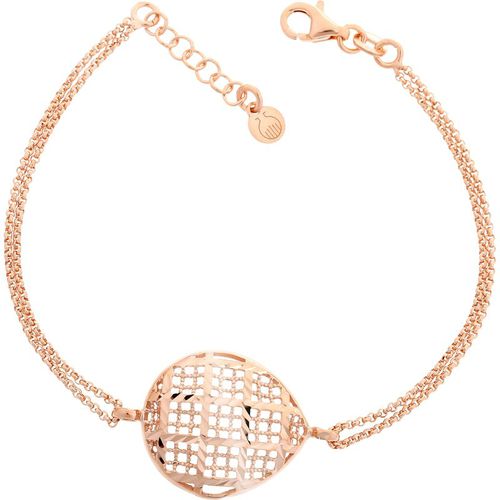Orphelia 'Pina' WoMens 925 Sterling Silver Bracelet - Rose ZA-7191/RG - One Size