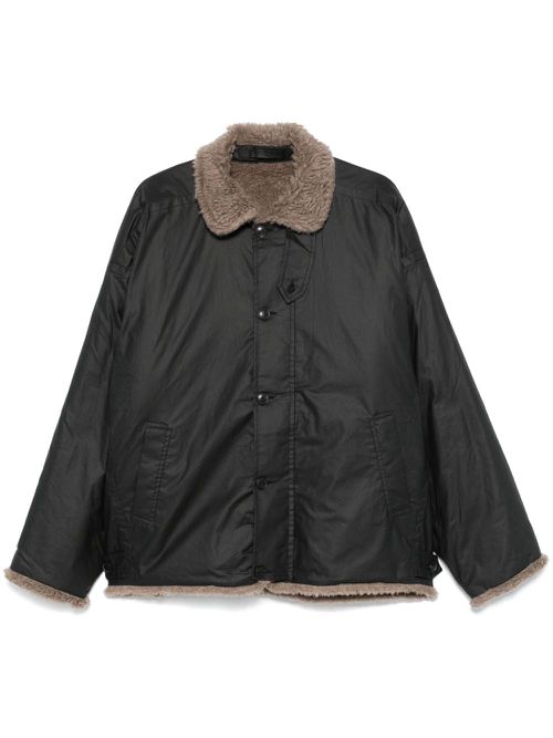 Reversible water-resistant jacket - Grey