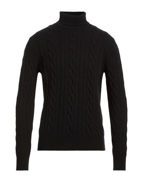 Man Turtleneck Black Size 40 Wool