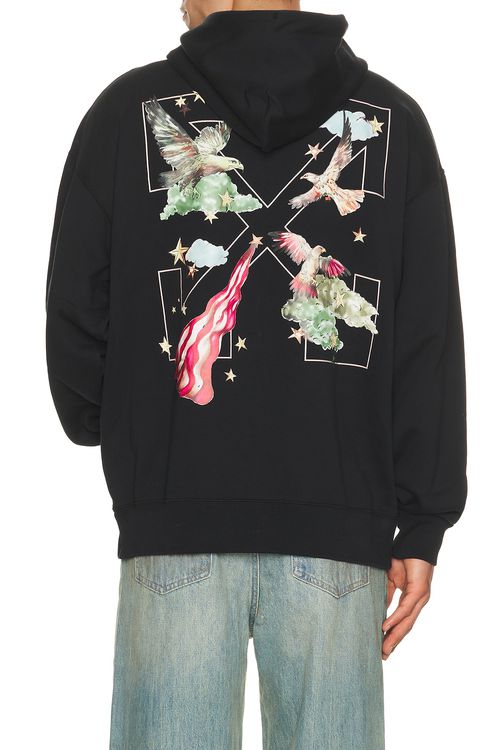 OFF-WHITE Dream Arrow Skate Hoodie in Black - Black. L also in M, XL/1X