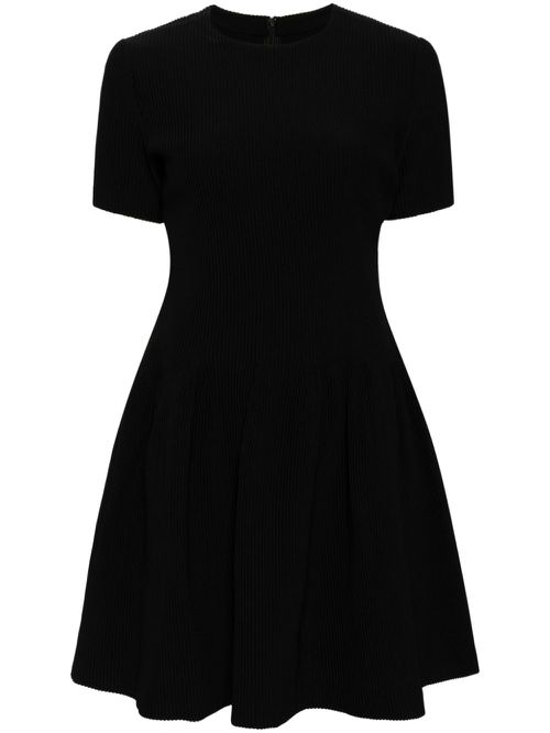 Hypha short-sleeved dress - Black